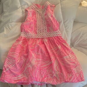Lilly Pulitzer Pink and White Shell Print Dress